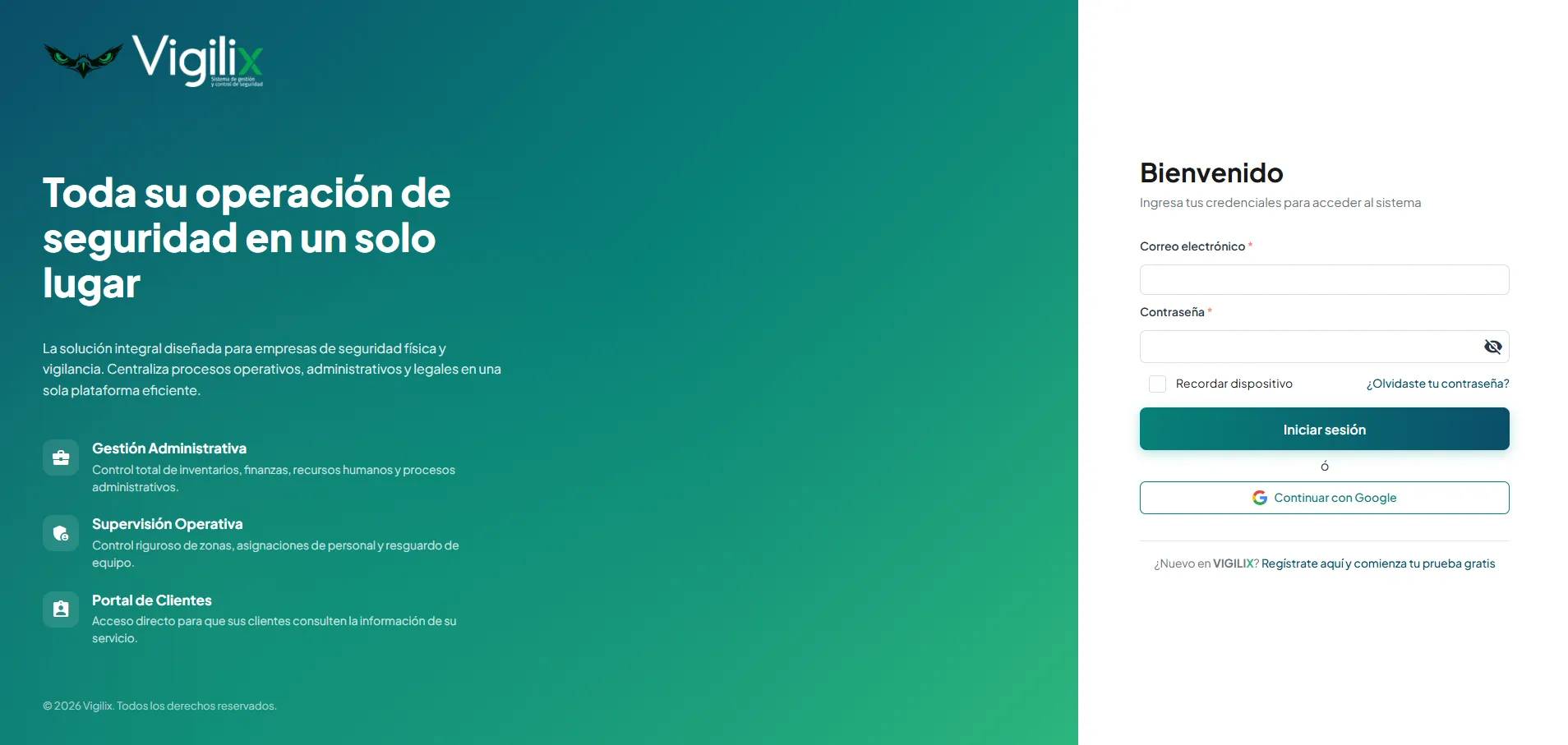 Portal web empresarial 1
