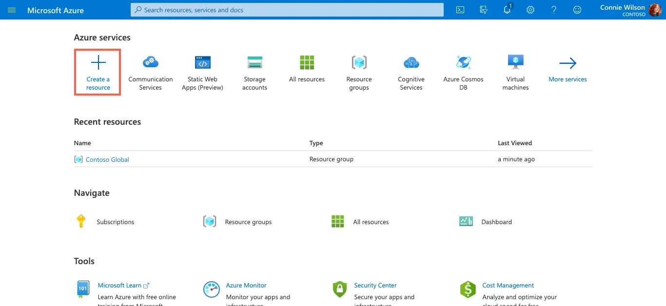 Azure Portal e infraestructura 1